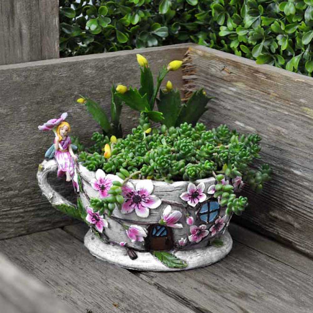 Fairy Garden Teacup Planters