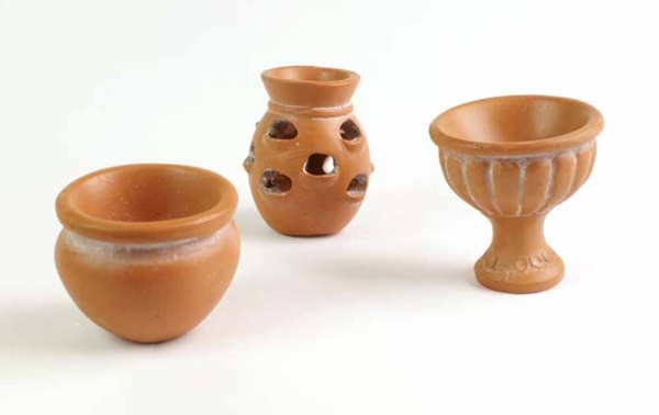 Terracotta Pots 3pc Set