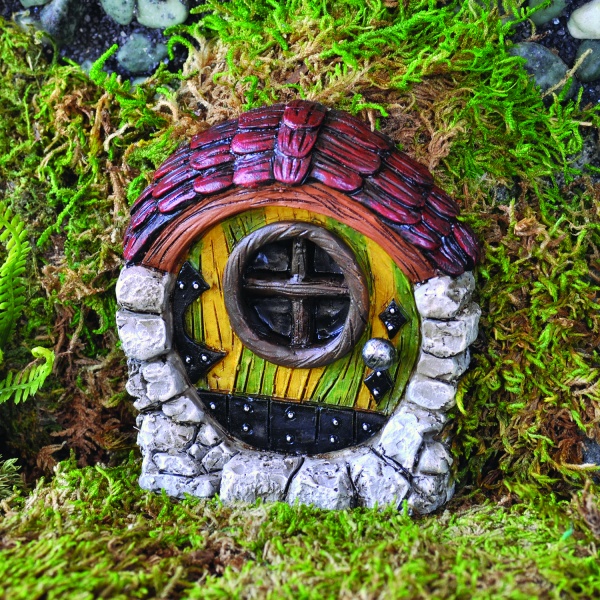 Striped Fairy Door (Fiddlehead)