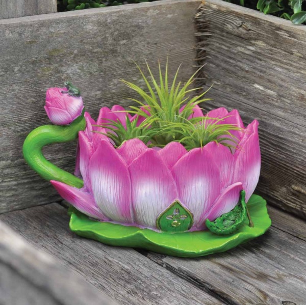 Lotus Flower Planter (Fiddlehead)