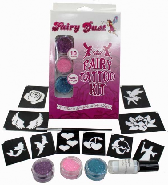 Fairy Themed Glitter Tattoo Kit