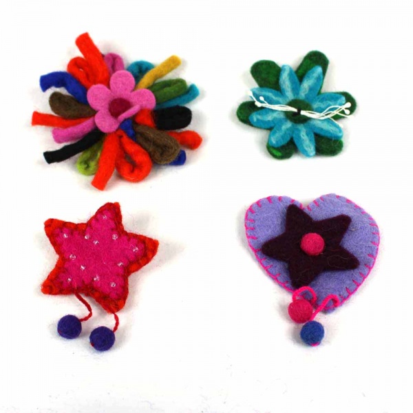 Fair Trade Felt Brooches (Fairfelt)