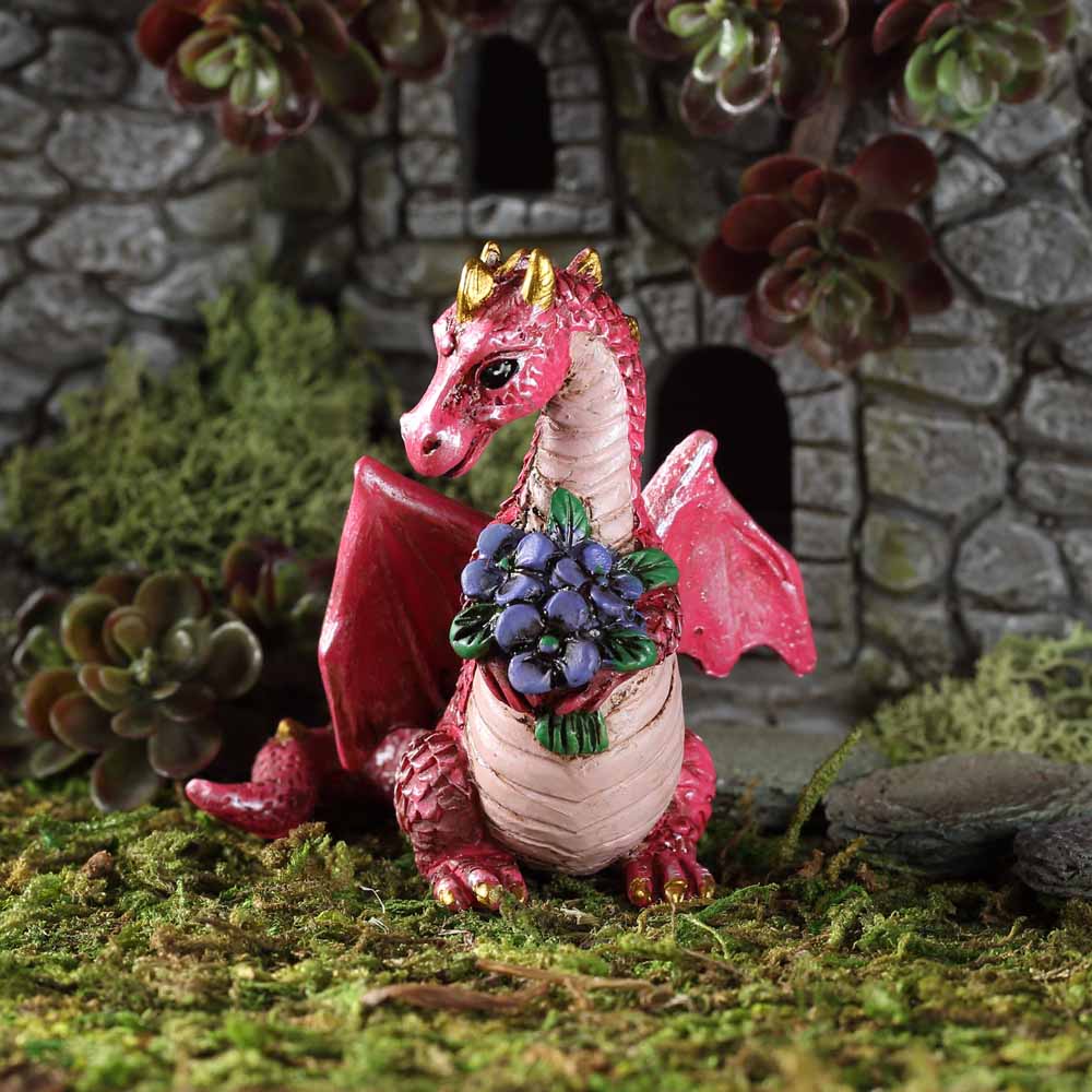 Dragon with Flowers (Fiddlehead)