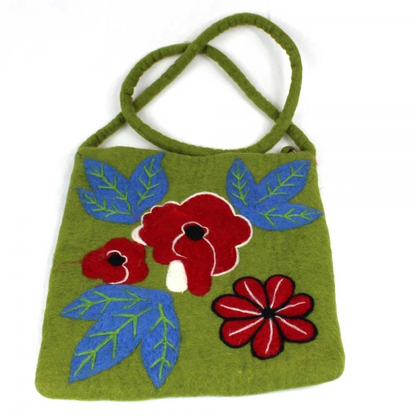 Leaves and Flowers Bag (Fairfelt)